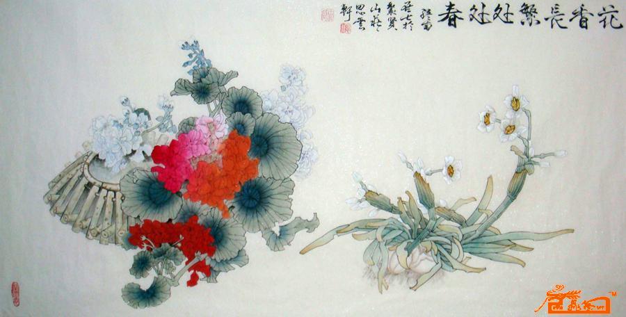 30王龙飞花鸟作品